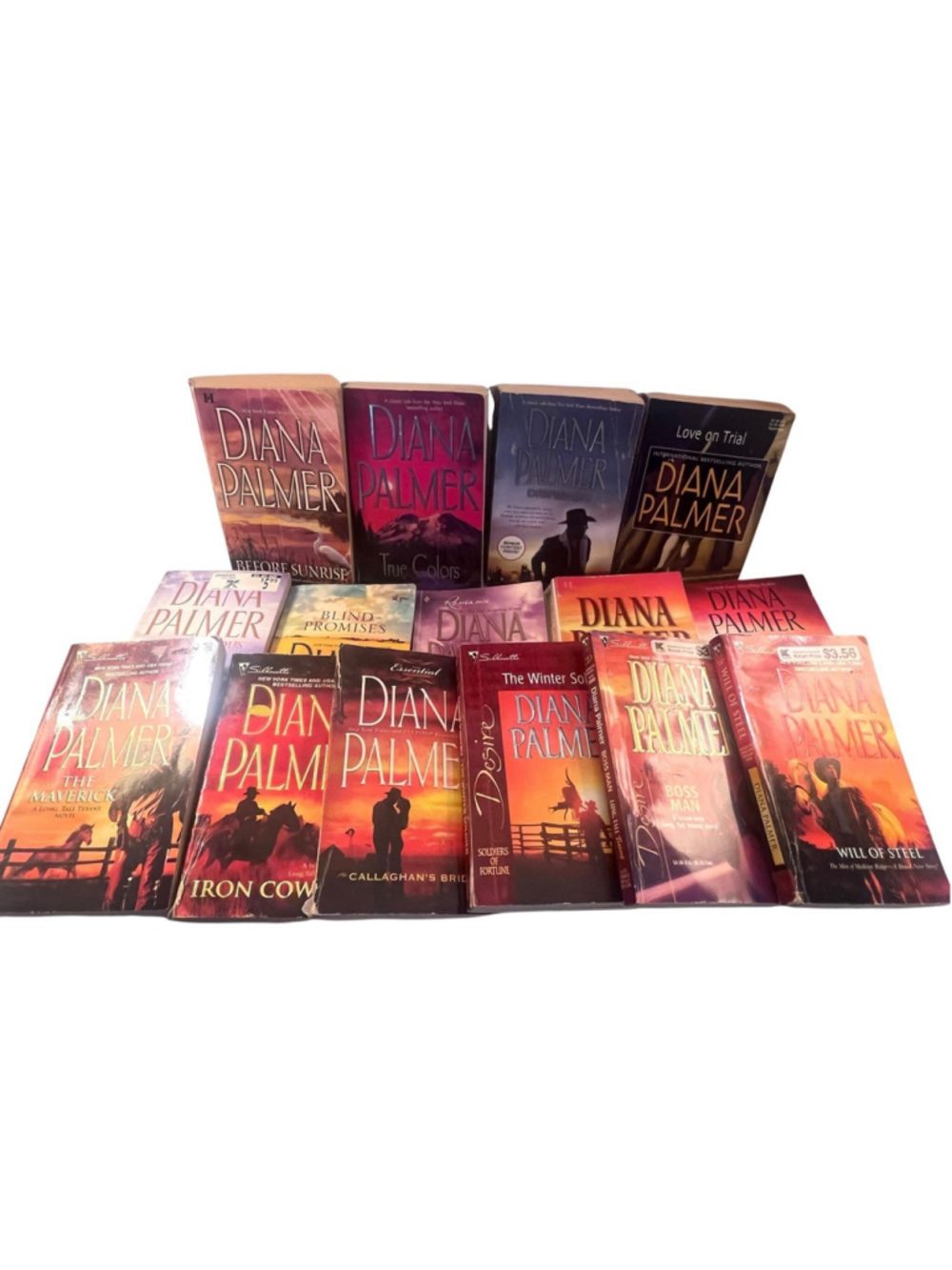 Diana Palmer Books ~Lot of 15~ Romance Western Paperback Preowned